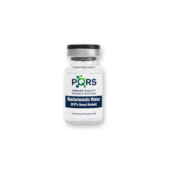 Bacteriostatic Water (0.9% Benzyl Alcohol) product image for laboratory research use.