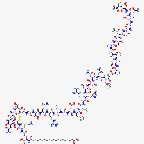 2D chemical structure of Cagrilintide
