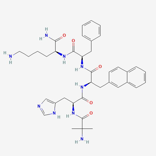 2D molecular structure of Ipamorelin