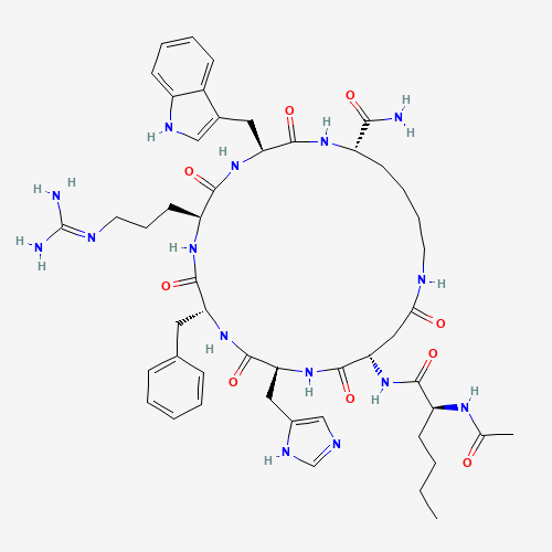 2D molecular structure of Melanotan II