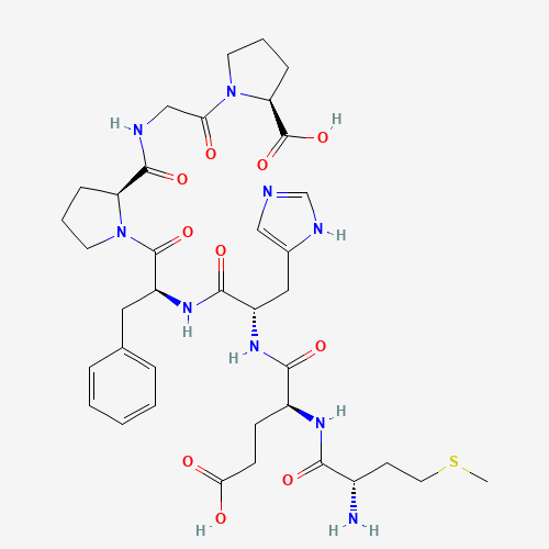 2D molecular structure of Semax