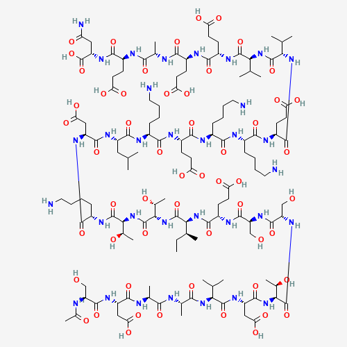 2D molecular structure of Thymosin Alpha-1