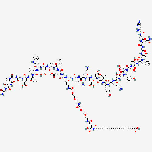 2D molecular structure of Mazdutide