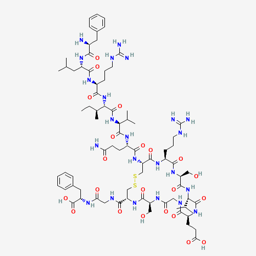 2D molecular structure of HGH Fragment 176-191